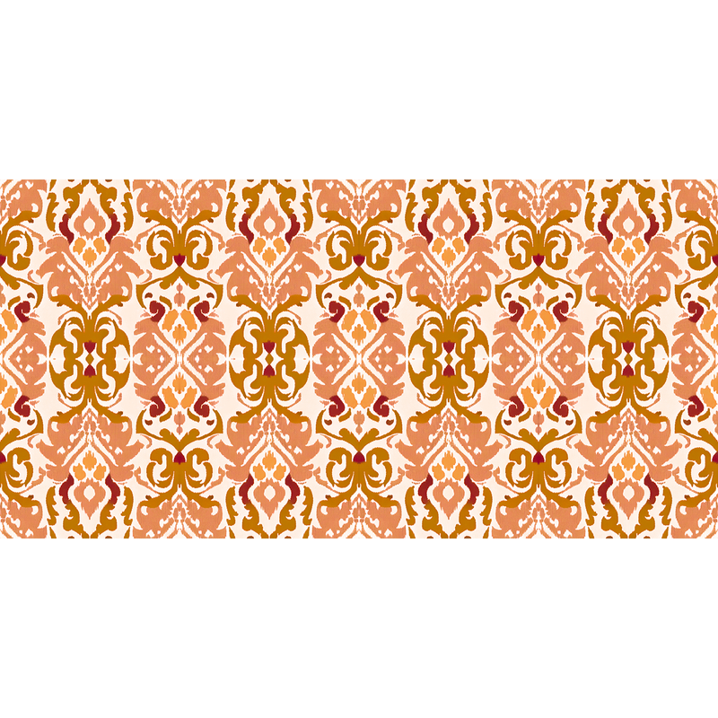 William West Designs Lauderhill Orange Fabric | Atlanta Fabrics