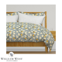 Lemon Tree Stripe French Blue