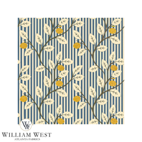 Lemon Tree Stripe French Blue