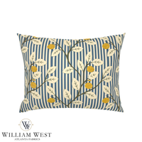 Lemon Tree Stripe French Blue
