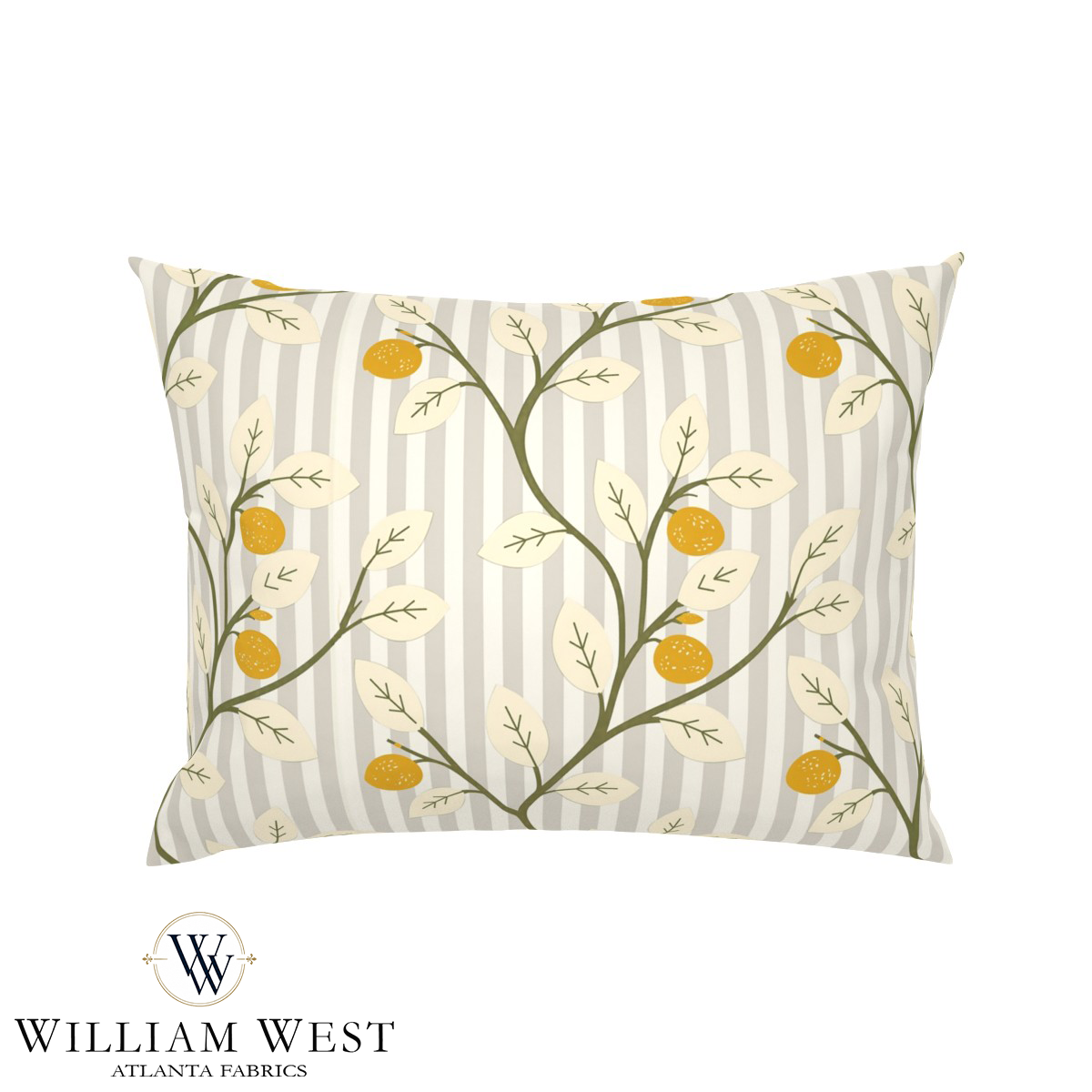 Lemon Tree Stripe Grey