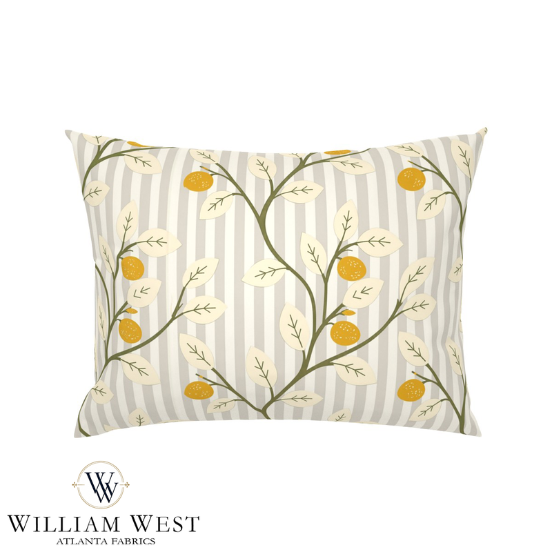 Lemon Tree Stripe Grey