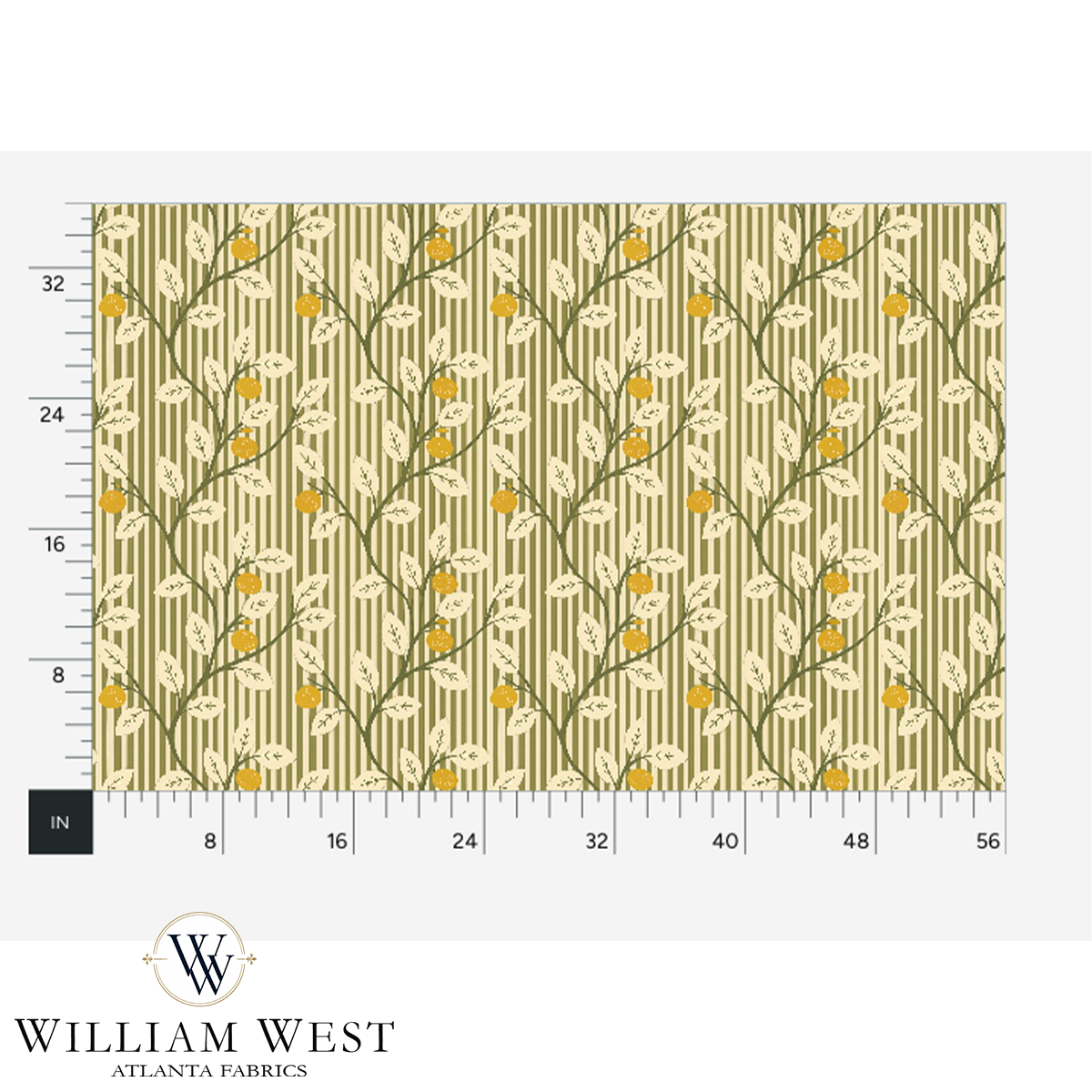 Lemon Tree Stripe Olive