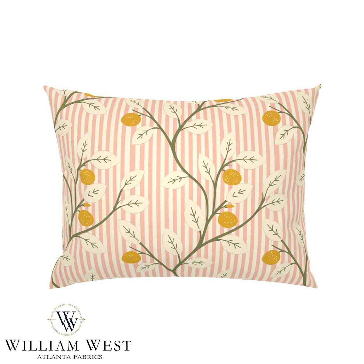Lemon Tree Stripe Pink