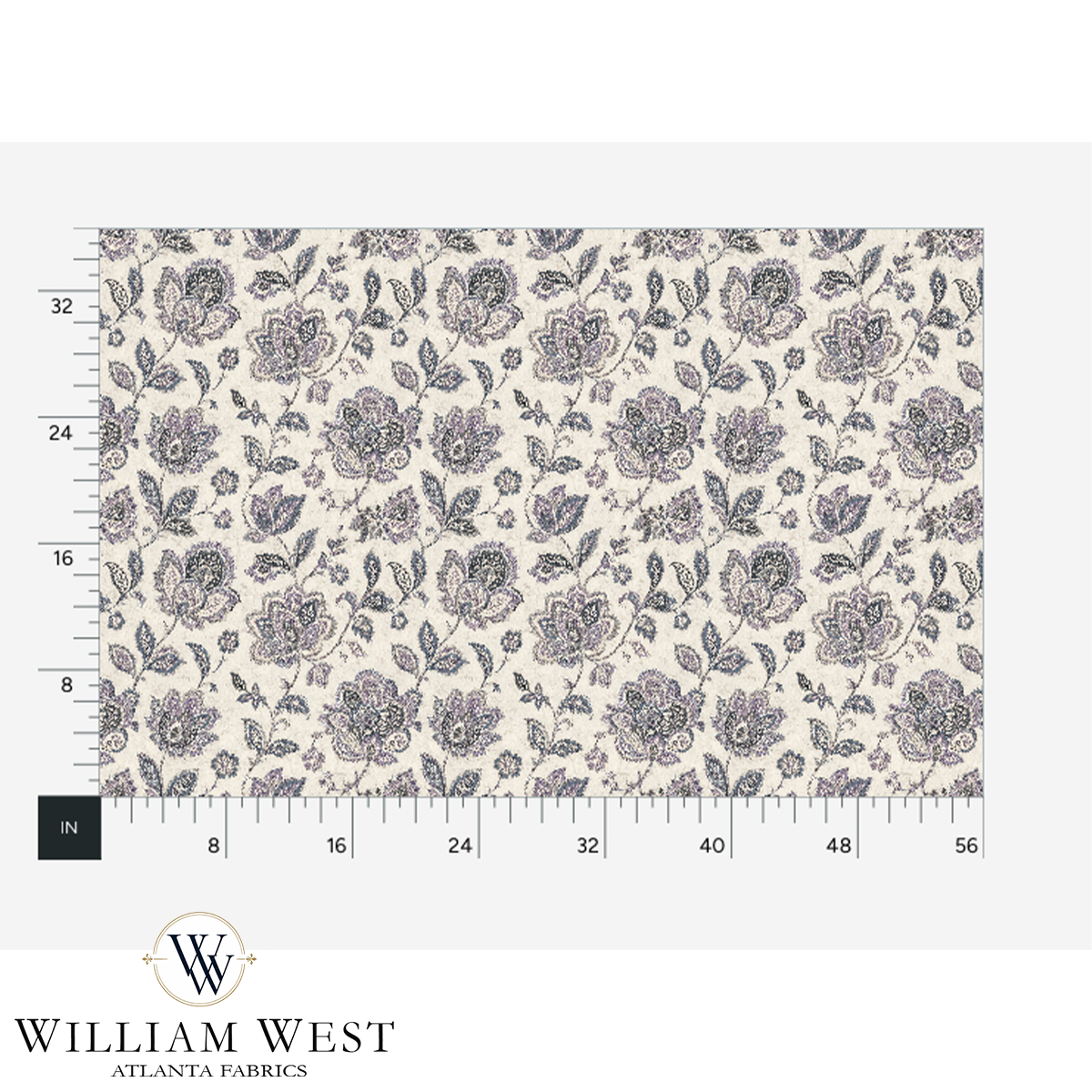Atlanta Fabrics Little Jo Lavender Fabric | Atlanta Fabrics