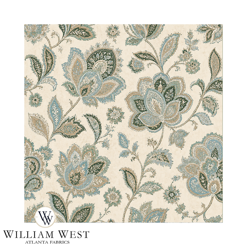 Atlanta Fabrics Little Jo Seaglass Fabric | Atlanta Fabrics