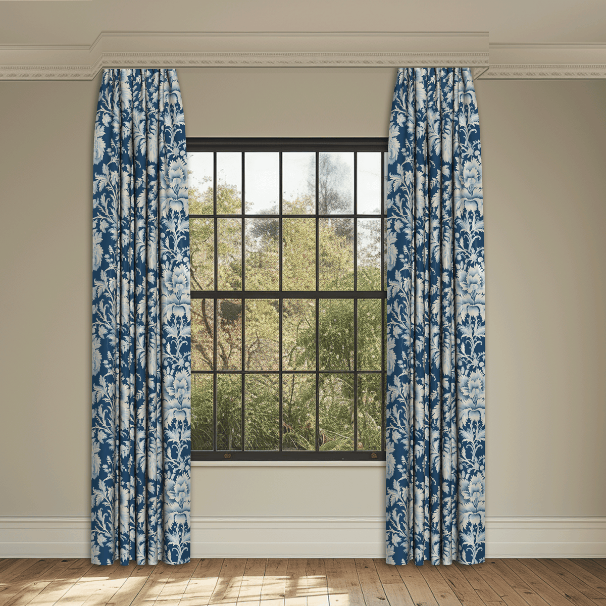 Lombardy Midnight Made to Measure Curtains