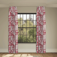 Lombardy Scarlet Made to Measure Curtains