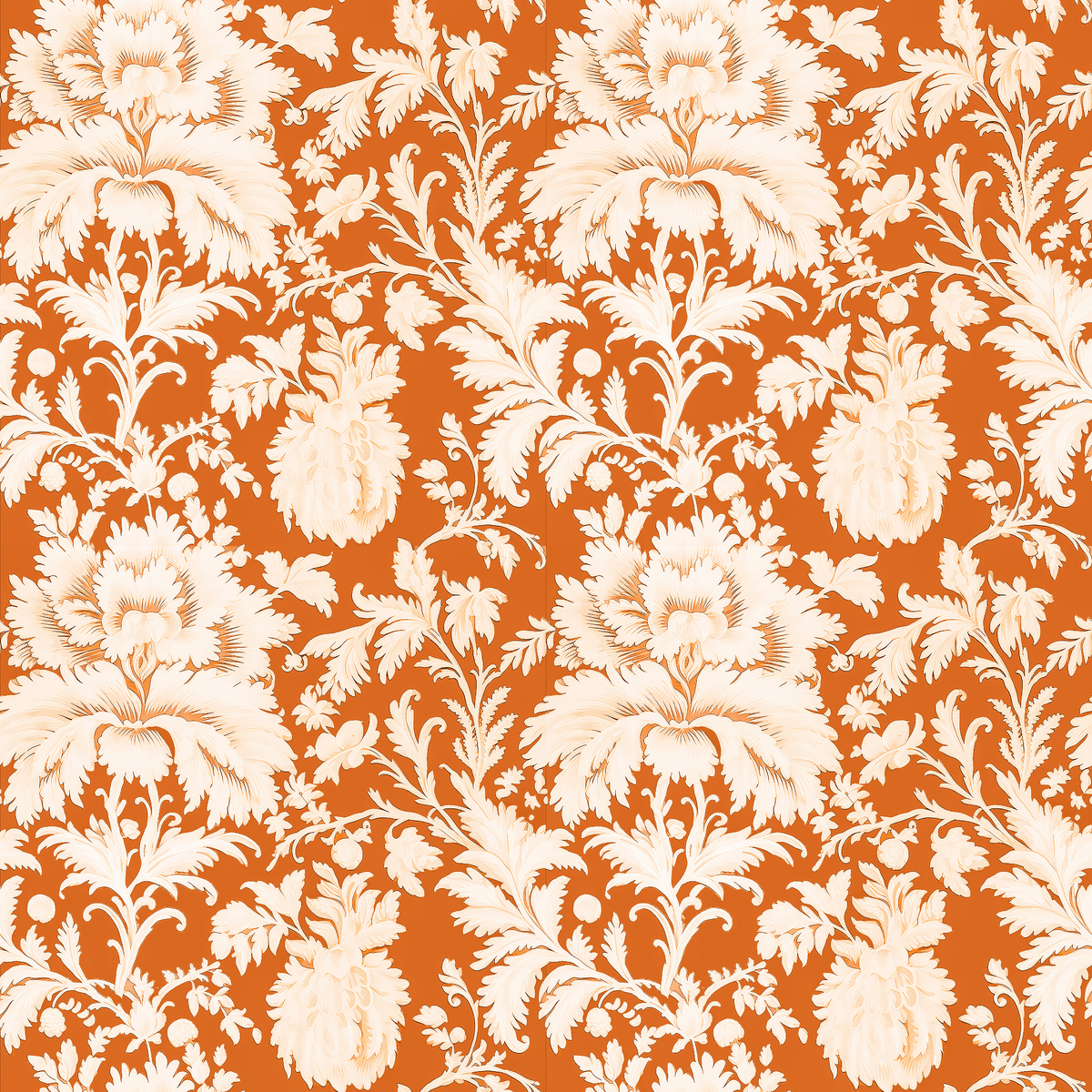 Lombardy Tangerine Drapery Panel