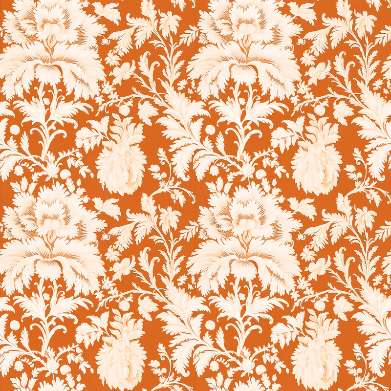 Lombardy Tangerine Drapery Panel