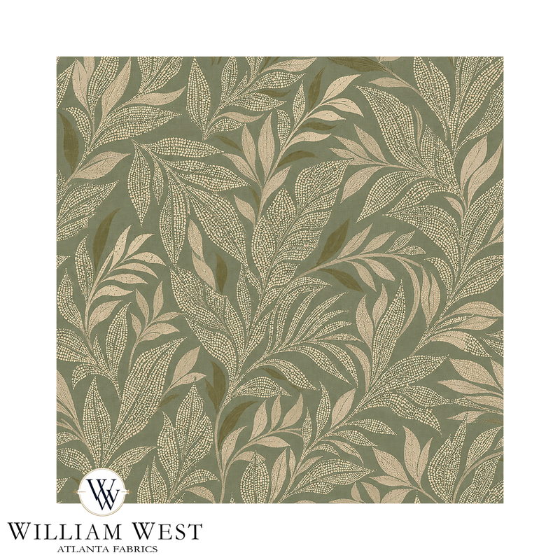 Atlanta Fabrics Lundgren Sage Fabric | Atlanta Fabrics