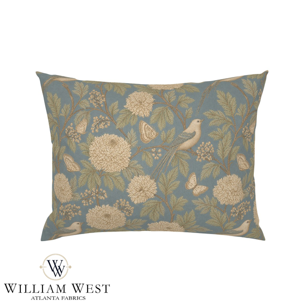 Atlanta Fabrics Maddox French Blue Fabric | Atlanta Fabrics