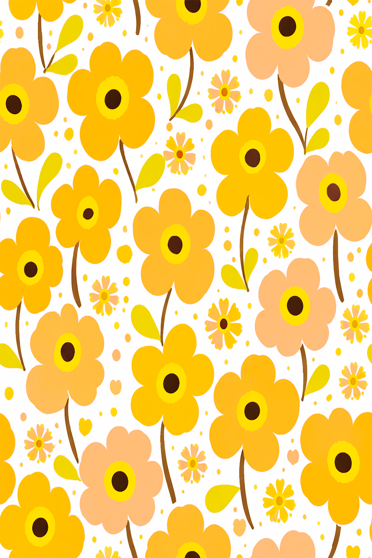 Atlanta Fabrics Marys Garden Yellow Fabric | Atlanta Fabrics