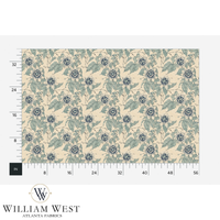 Atlanta Fabrics Meadow Arcade Seafoam Fabric | Atlanta Fabrics