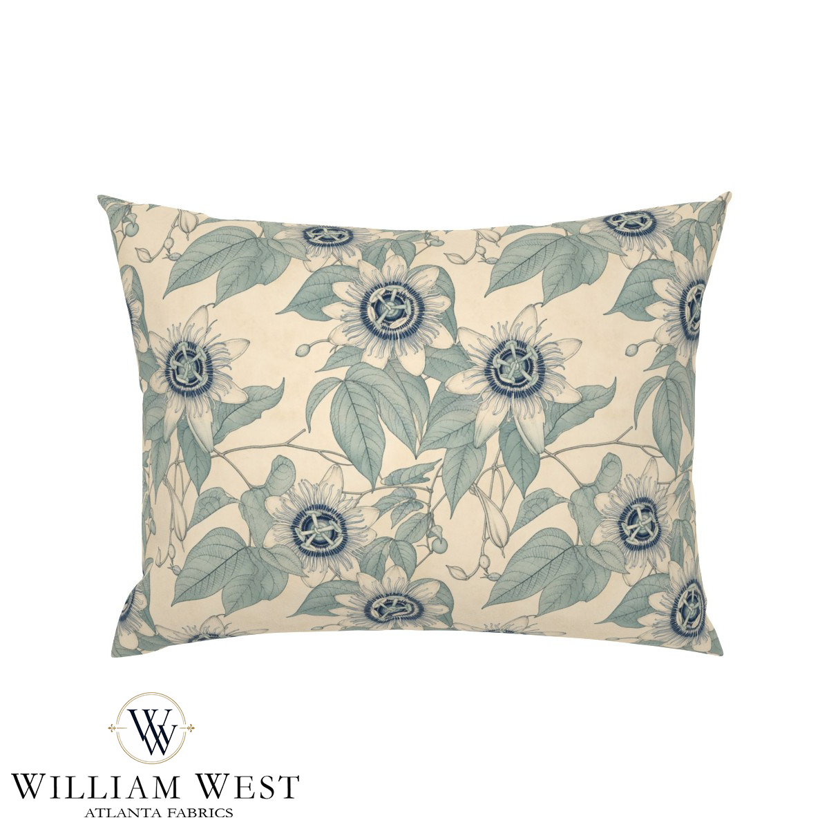 Atlanta Fabrics Meadow Arcade Seafoam Fabric | Atlanta Fabrics