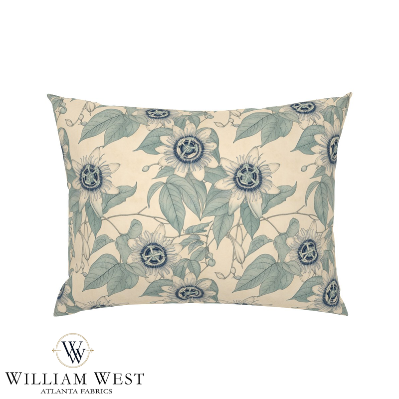 Atlanta Fabrics Meadow Arcade Seafoam Fabric | Atlanta Fabrics