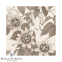 Meadow Arcade Sepia Wallpaper