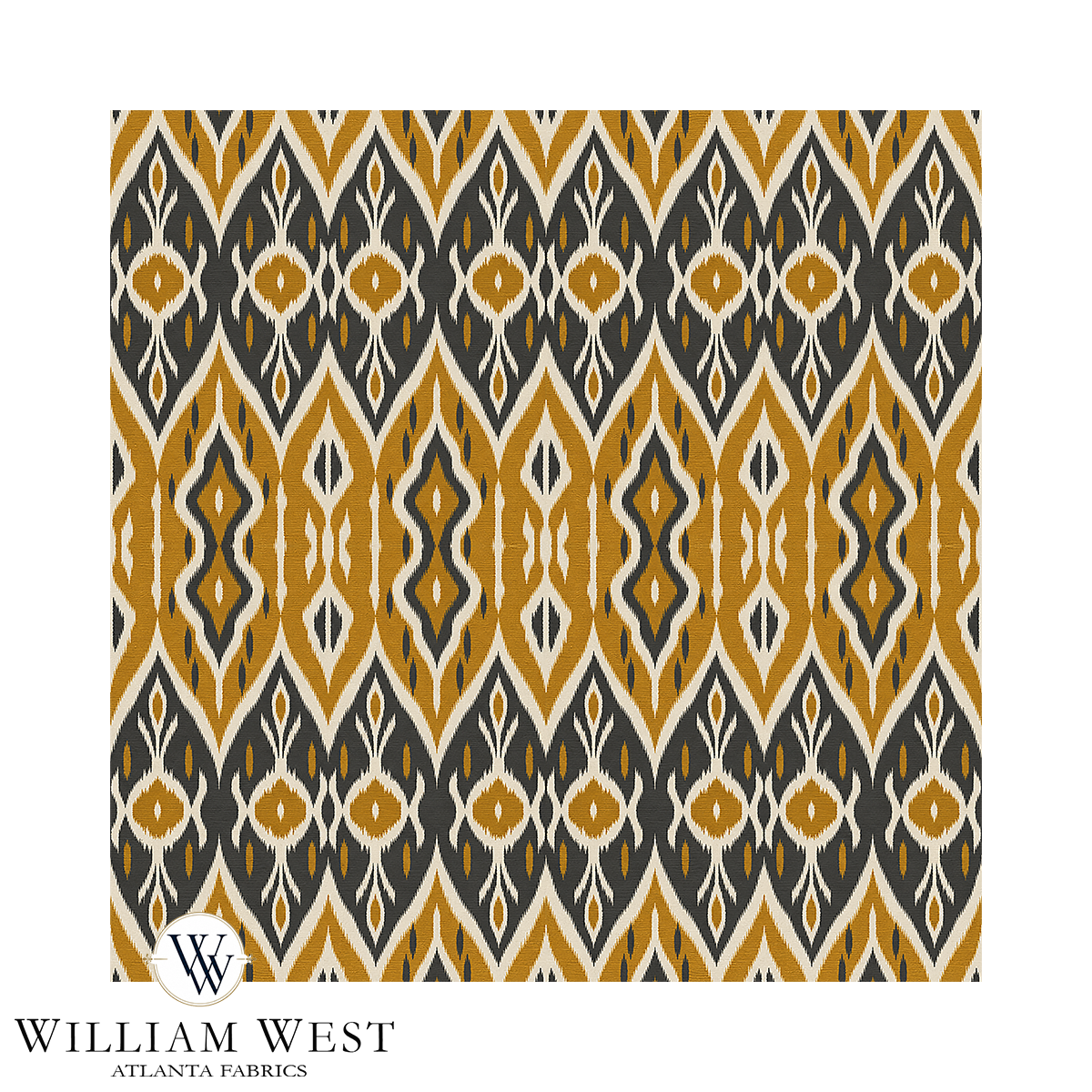 Meridian Ikat Ochre