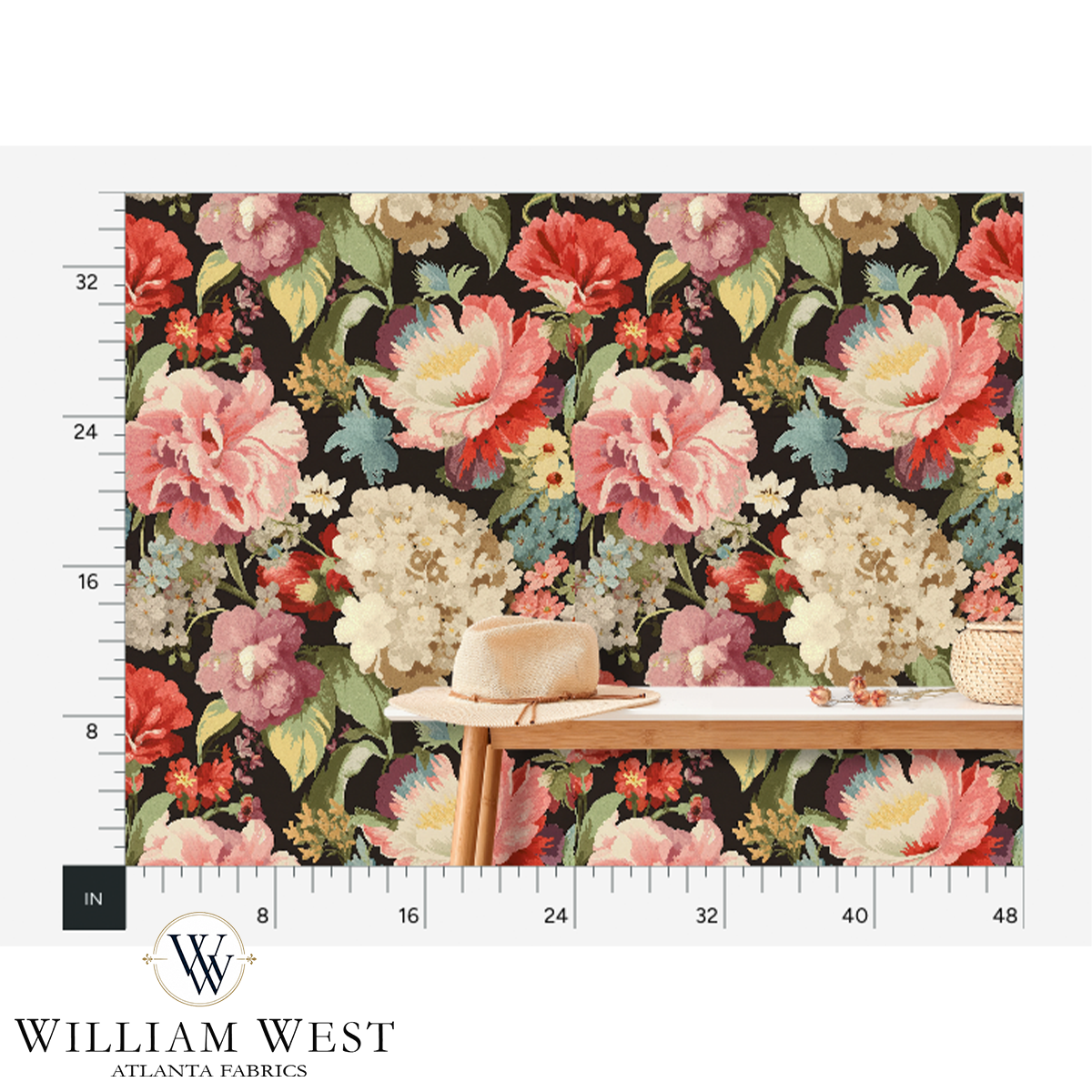 Monterey in May Pink Wallpaper
