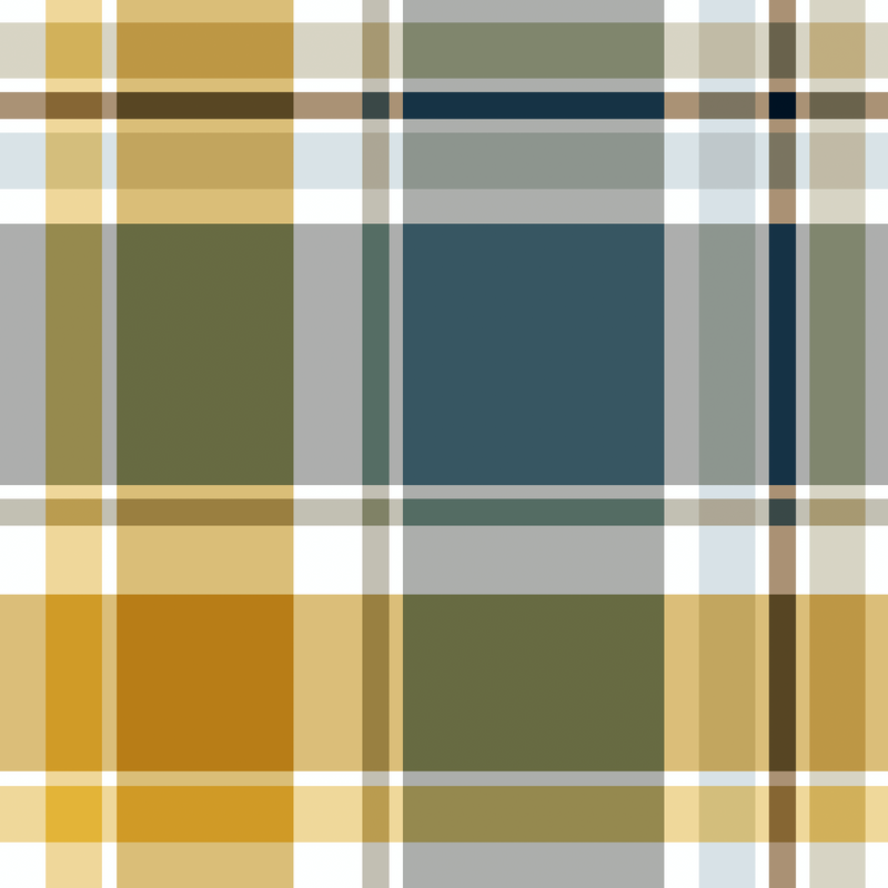 William West Designs Morris Plaid Taupe Fabric | Atlanta Fabrics