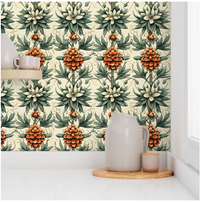 Mountain Fir Evergreen Wallpaper