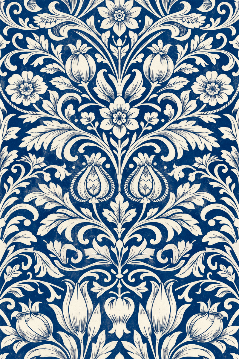 Atlanta Fabrics Musterfield Blue Fabric | Atlanta Fabrics