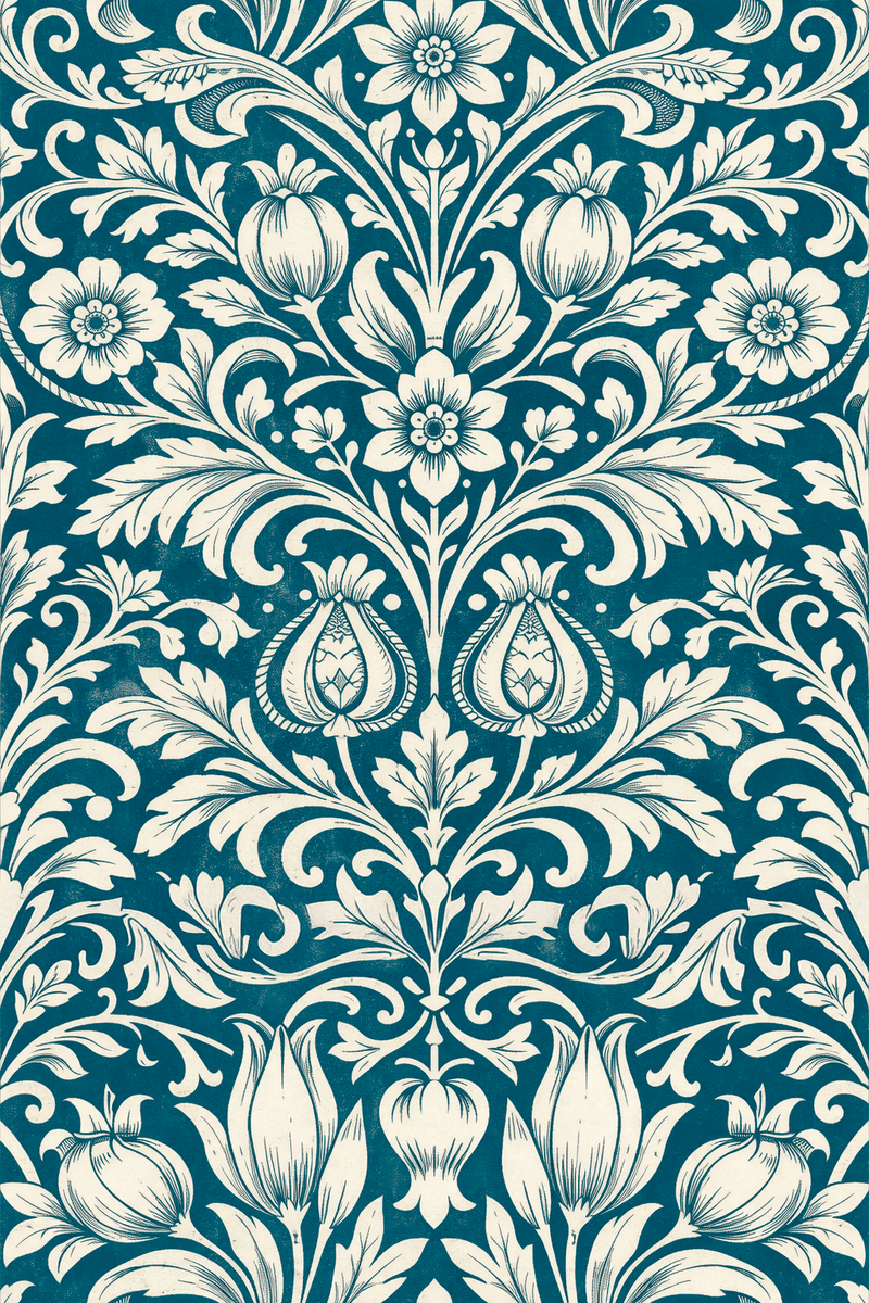 Atlanta Fabrics Musterfield Teal Fabric | Atlanta Fabrics