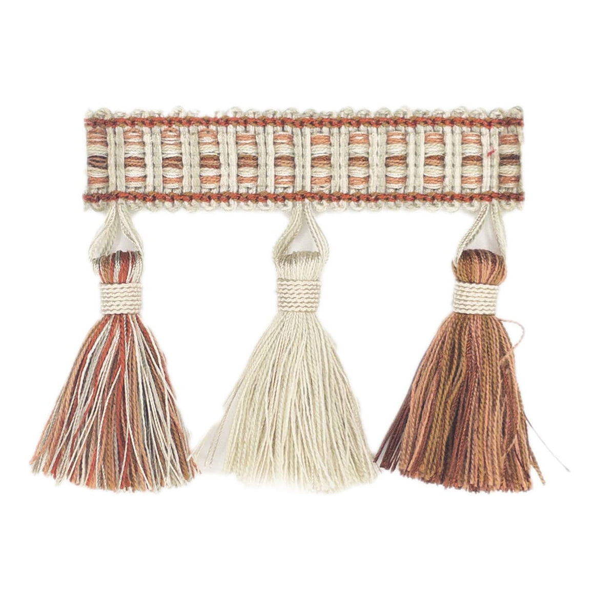 NINA TASSEL FRINGE 6 POPPY