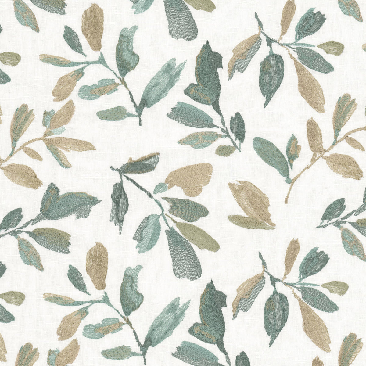 STOUT NOTATION 2 AQUA Fabric | Atlanta Fabrics