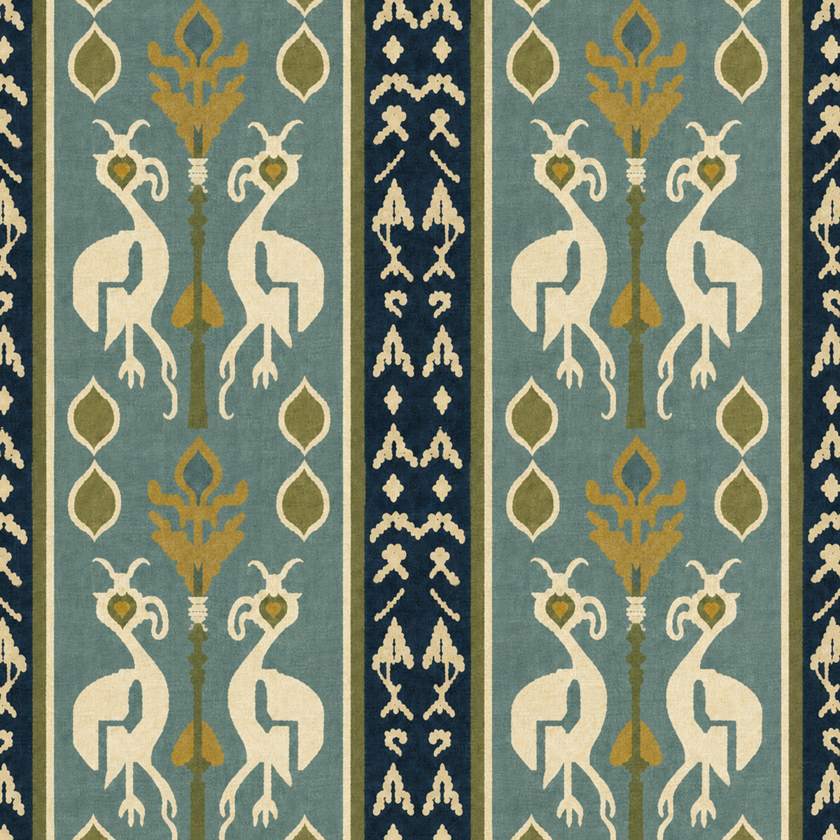 Nomad Birds Aqua Wallpaper