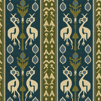 Nomad Birds Blue Wallpaper