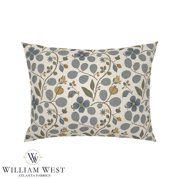 Atlanta Fabrics Orchard Vine Indigo Fabric | Atlanta Fabrics