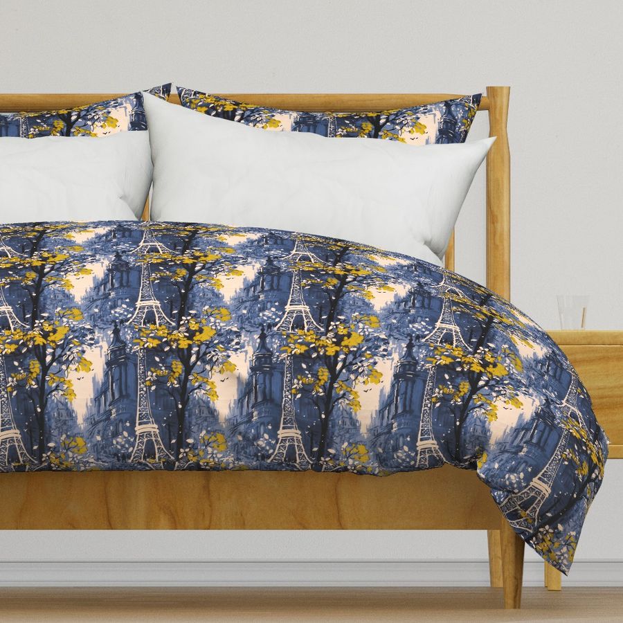 Paris In Love Duvet Cover