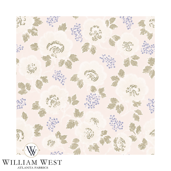 Atlanta Fabrics Quiet Bloom Blush Fabric | Atlanta Fabrics