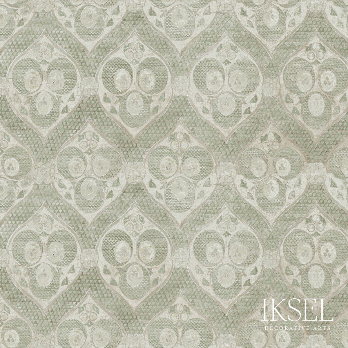 Schumacher OTTOMAN CRESCENTS ORIGINAL Fabric | Atlanta Fabrics