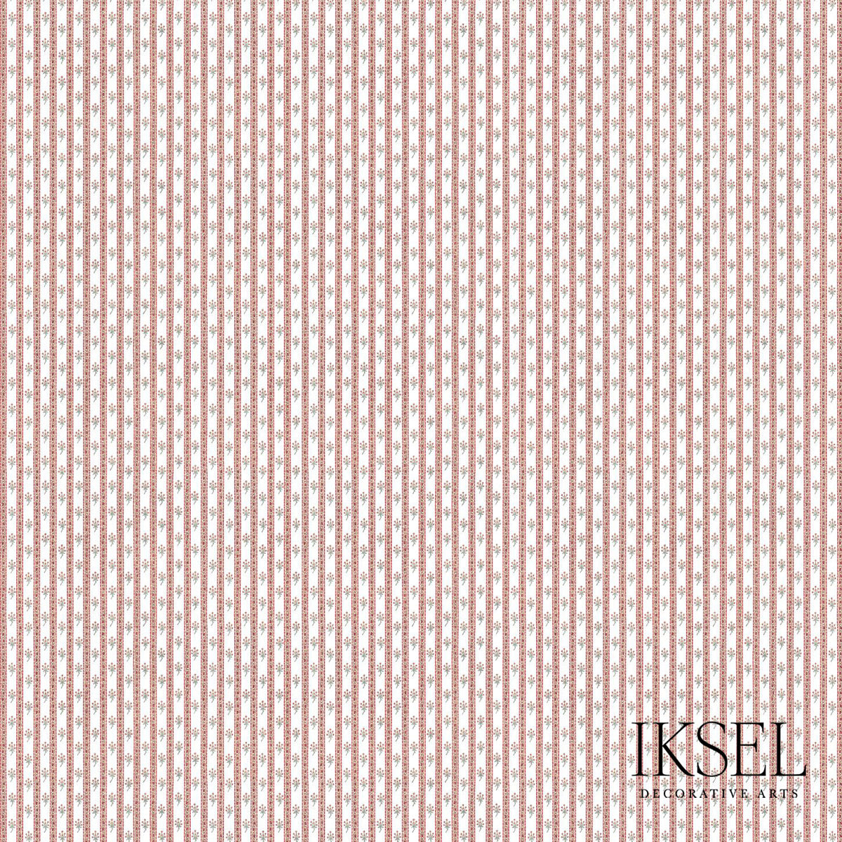 Schumacher BOUQUET STRIPE ORIGINAL Fabric | Atlanta Fabrics