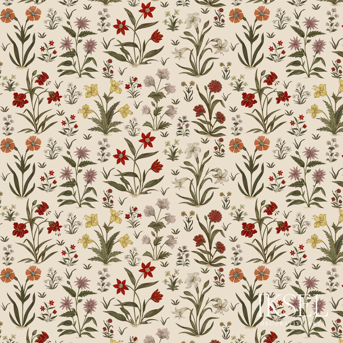 MOGUL FLOWERS LINEN ORIGINAL