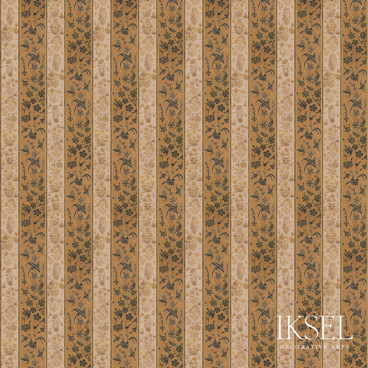 SCHUMACHER DELHI STRIPE C. ORIGINAL FABRIC | Atlanta Fabrics
