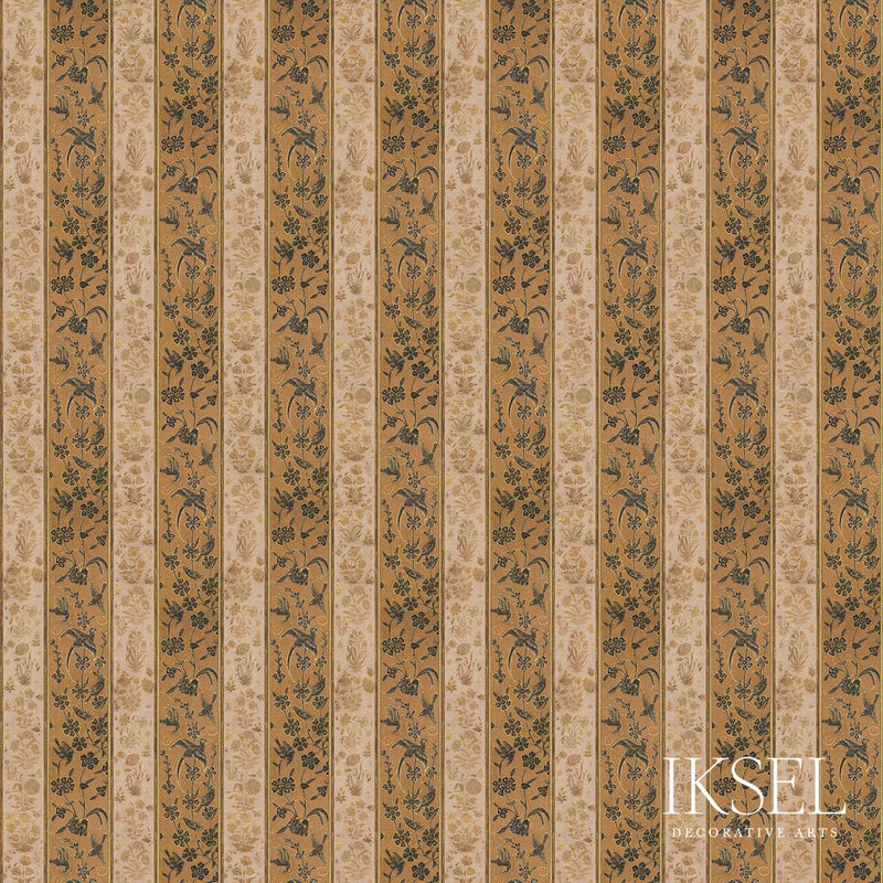 SCHUMACHER DELHI STRIPE C. ORIGINAL FABRIC | Atlanta Fabrics