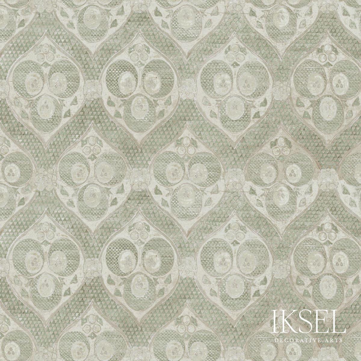 SCHUMACHER OTTOMAN CRESCENTS ORIGINAL FABRIC | Atlanta Fabrics