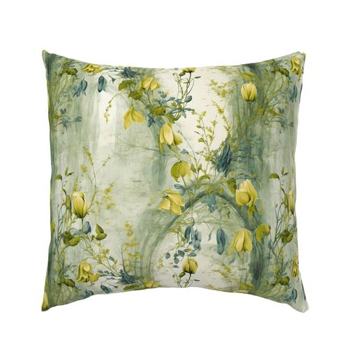 Rays of Light Chartreuse Euro Pillow Sham