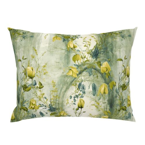 Rays of Light Chartreuse Pillow Sham
