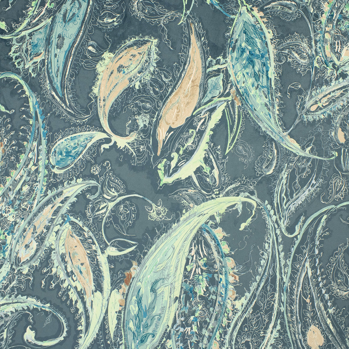 Greenhouse S6763 Aquamarine Fabric | Atlanta Fabrics