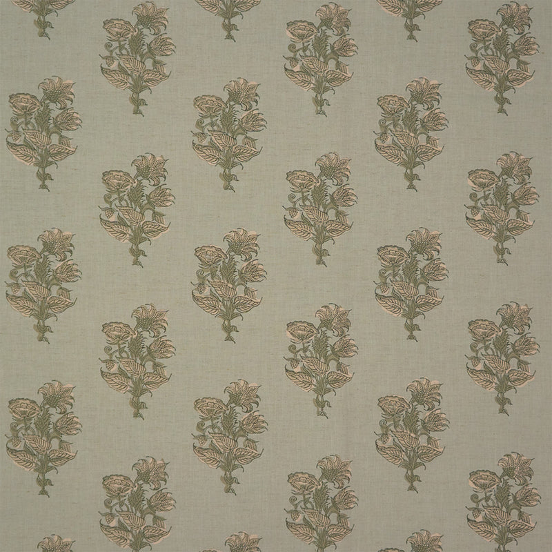 Anna Elisabeth S7370 Prussian Fabric | Atlanta Fabrics