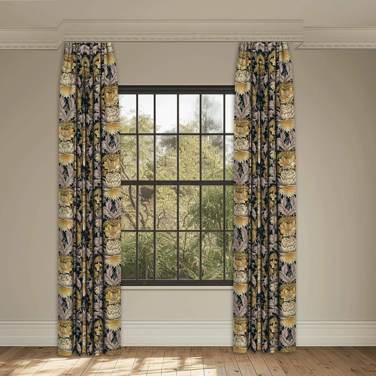 Savannah Lilac Made to Measure Curtains
