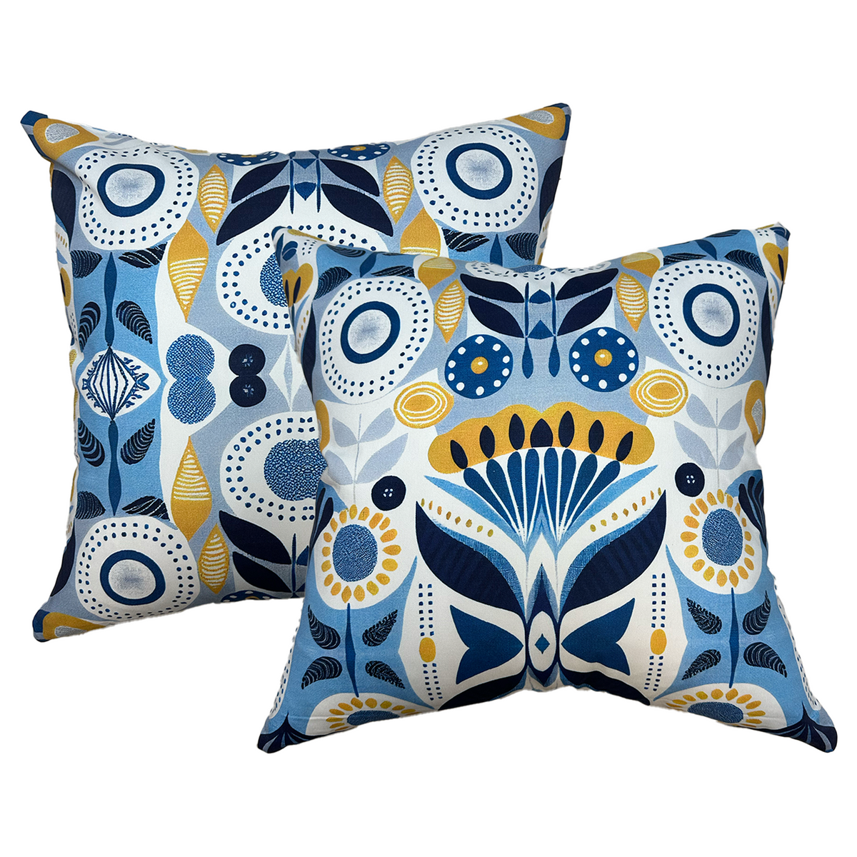 22x22 Scandi Blue Pillow Cover