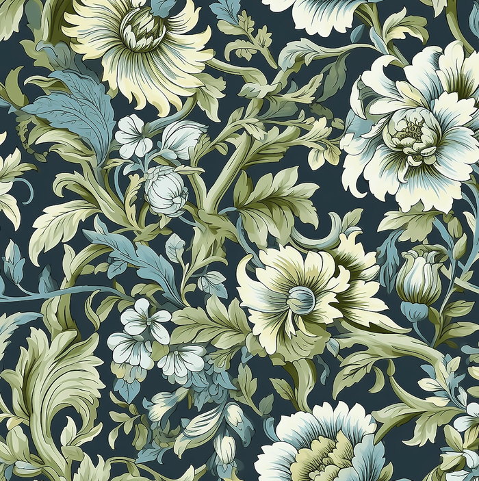 Atlanta Fabrics Vance and Yale Cornflower Fabric | Atlanta Fabrics