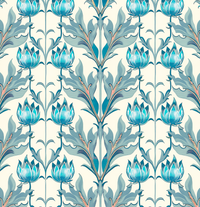 Atlanta Fabrics By The Dozen Cyan Fabric | Atlanta Fabrics
