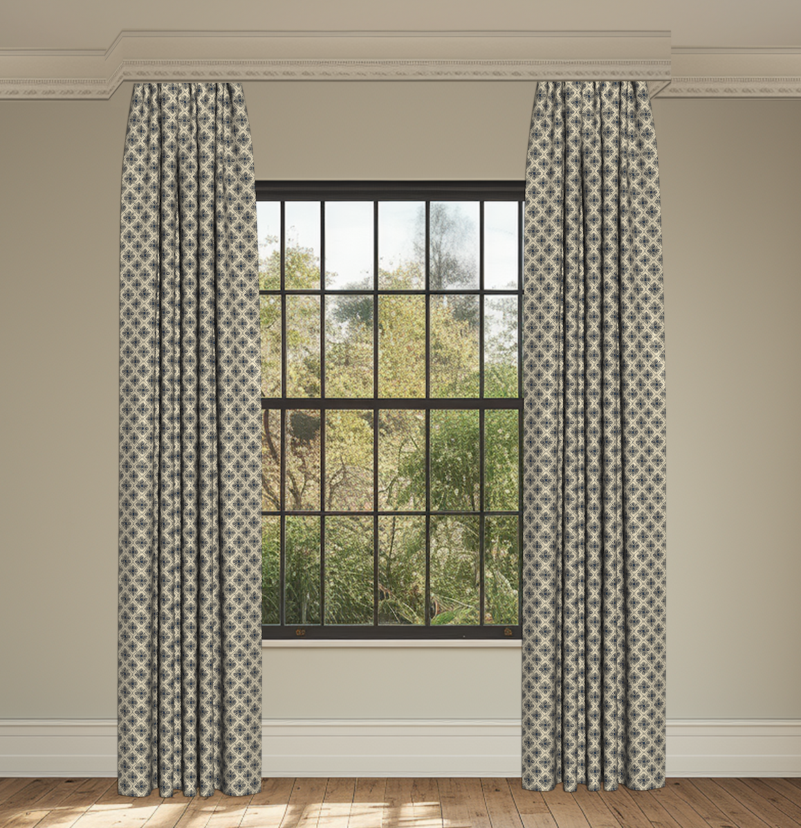 Balfour Slate Made to Measure Curtains