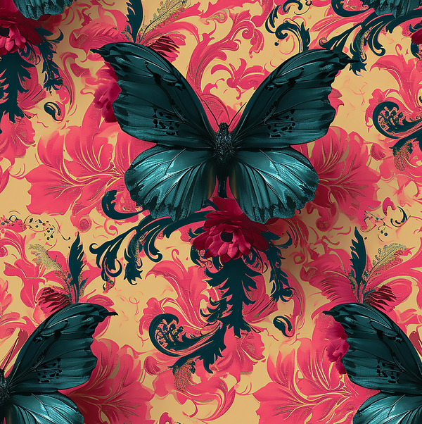 Atlanta Fabrics Listen Linda Fuchsia Fabric | Atlanta Fabrics
